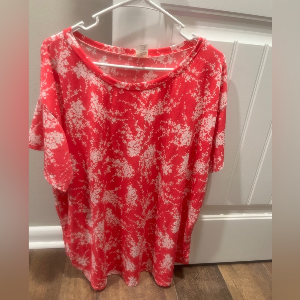 Brand new pink and white Sew in Love blouse